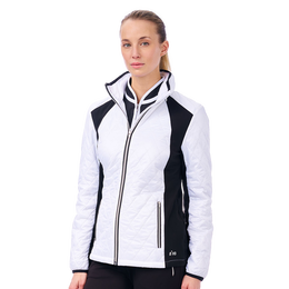 Momentum Collection: Madelyn Quilted Woven Full Zip Jacket
